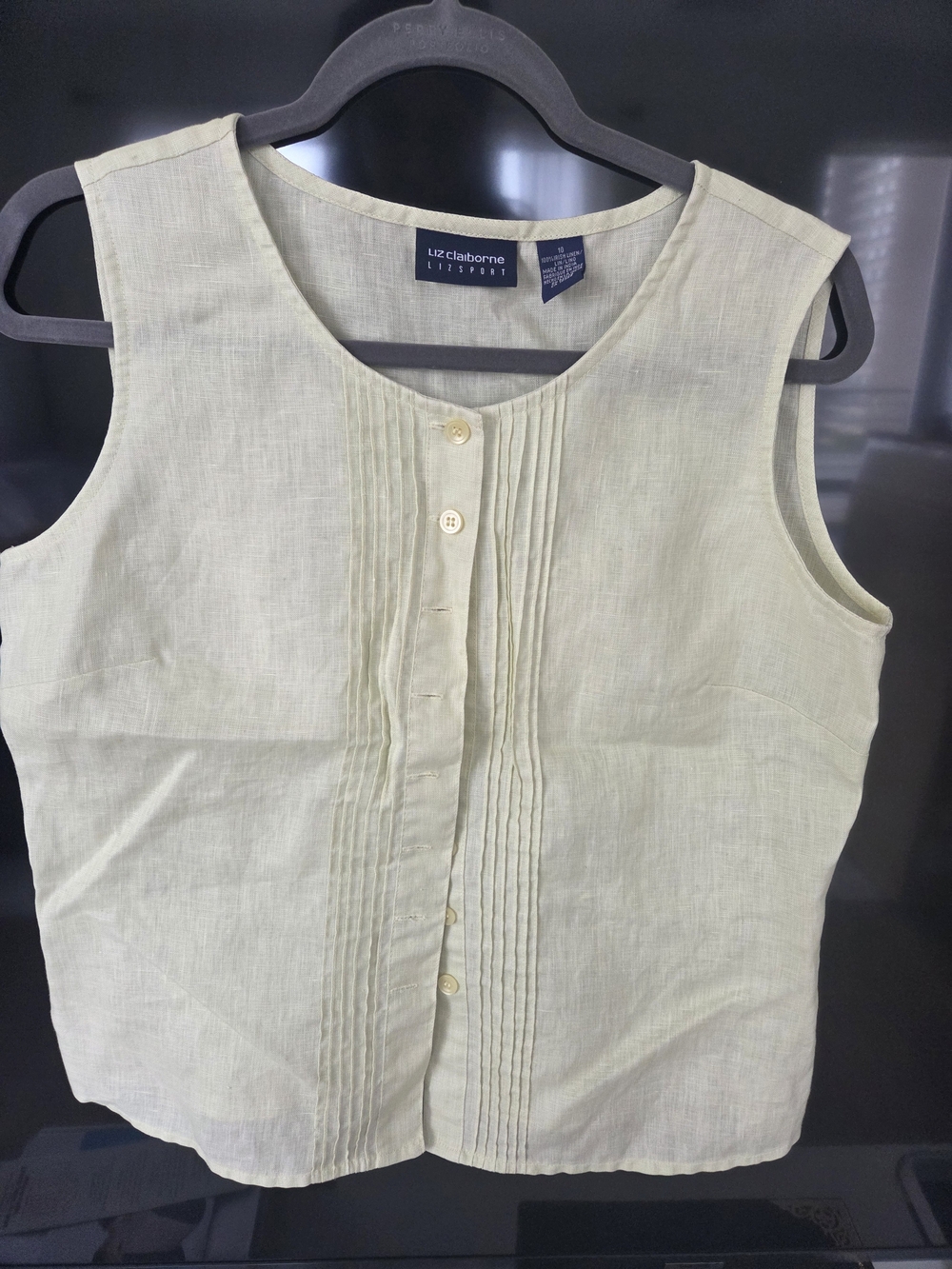 Liz Clairbone - Irish LINEN top